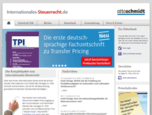 Tablet Screenshot of internationales-steuerrecht.de